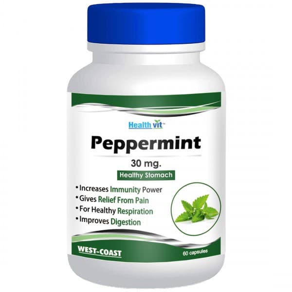 HealthVit Peppermint 30 mg 60 Capsules