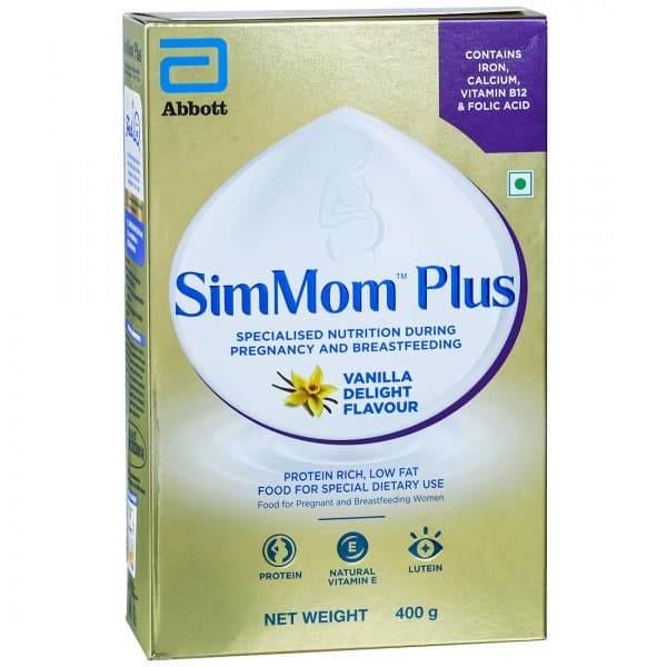 Sim Mom Plus Vanilla Delight Flavour Powder Refill 400 g