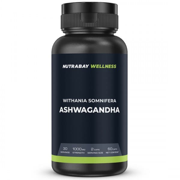 Nutrabay Wellness Withania Somnifera Ashwagandha 1000 mg 60 Capsules