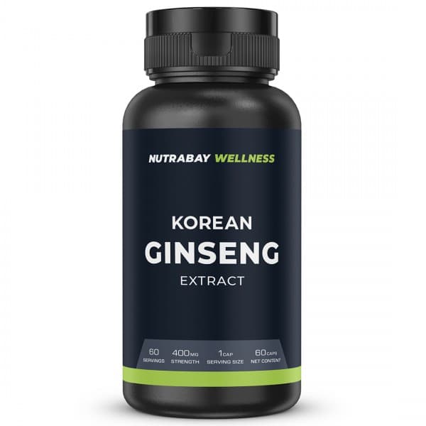 Nutrabay Wellness Korean Ginseng Extract 400 mg 60 Capsules