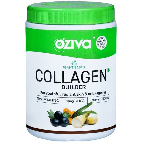 Oziva Plant Based Collagen Builder for Youthful, Radiant Skin & Anti Ageing 250 g