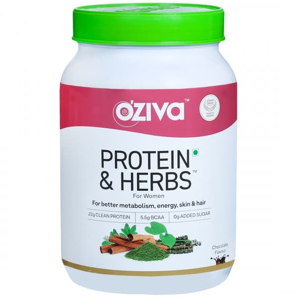 Oziva Protein & Herbs for Women Chocolate Flavour 1 kg