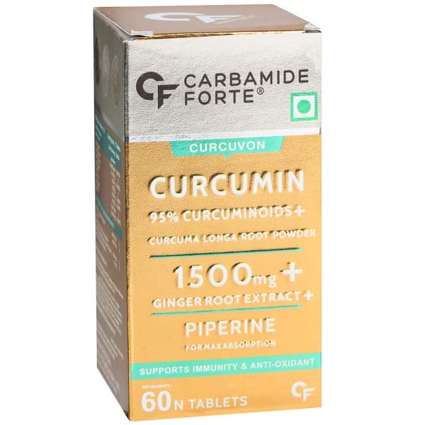 Carbamide Forte Curcuvon Curcumin Vegetarian 1500 mg 60 Tablets