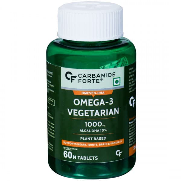 Carbamide Forte Omeveg DHA Omega 3 Vegetarian 1000 mg 60 Tablets