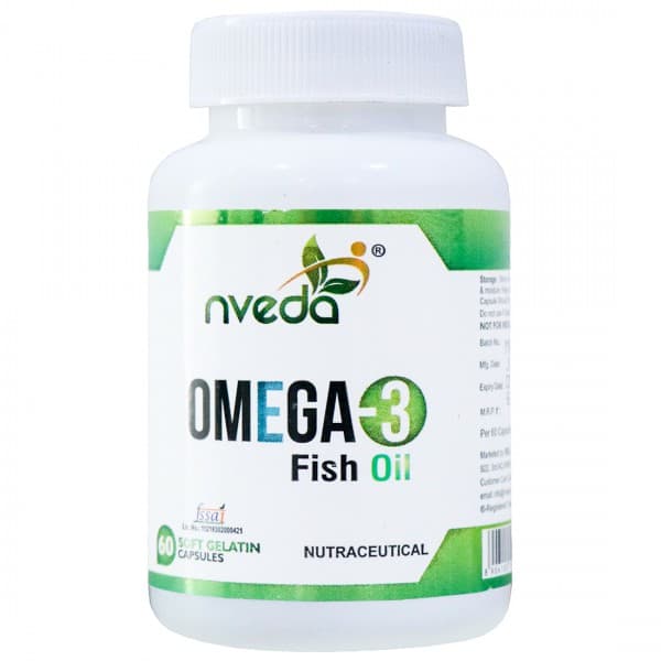 Nveda Omega 3 Fish Oil Soft Gelatin 60 Capsules