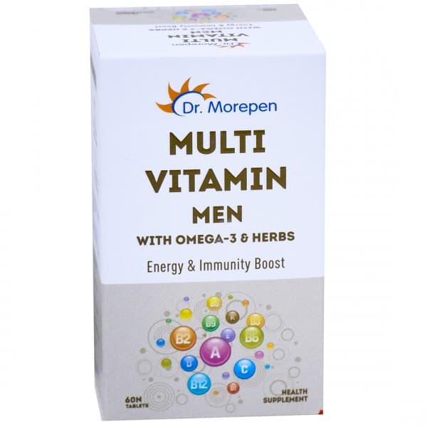 Dr. Morepen Multi Vitamin Men with Omega 3 & Herbs 60 Tablets