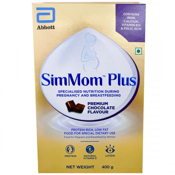 Sim Mom Plus Premium Chocolate Flavour Powder Refill 400 g