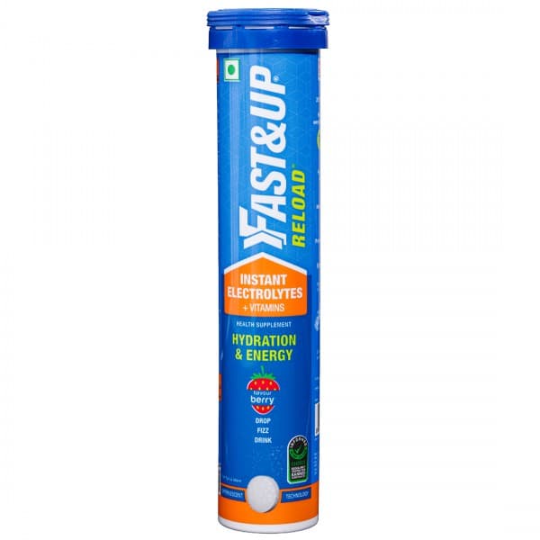 Fast & Up Reload Hydration & Energy Berry Flavour 20 Effervescent Tablets