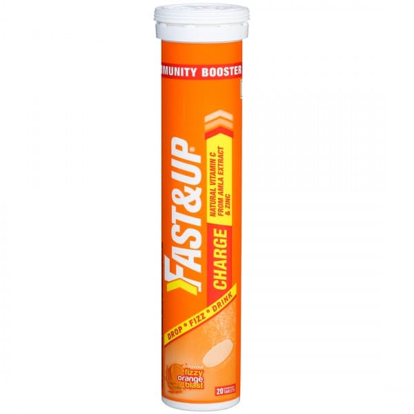 Fast & Up Charge Fizzy Orange Blast Flavour 20 Effervescent Tablets