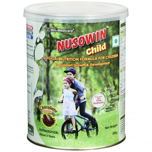 Nusowin Child Chocolate Flavour Powder Above 2 Years Tin 200 g