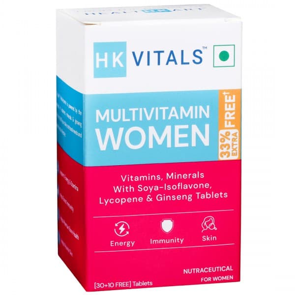 Healthkart HK Vitals Multivitamin Women (Free 33% Extra) 30 Tablets