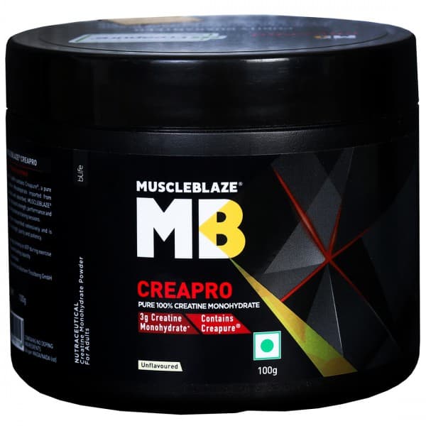 MuscleBlaze Creapro Creatine with Creapure Unflavoured Powder 100 g