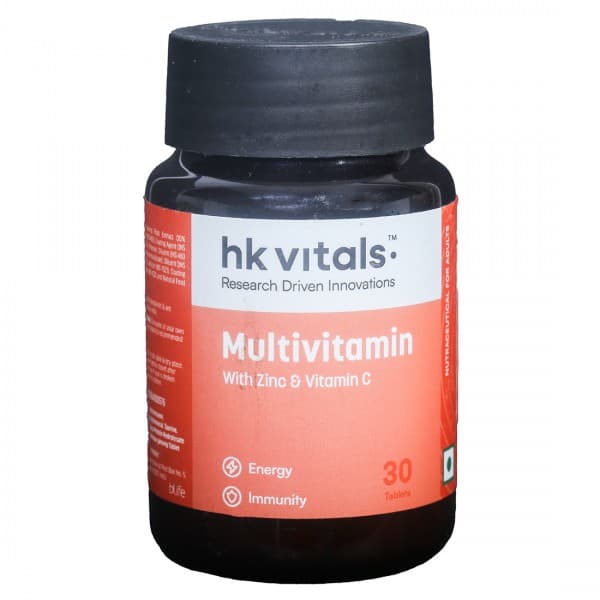 HK Vitals Multivitamin With Zinc & Vitamin C 30 Tablets