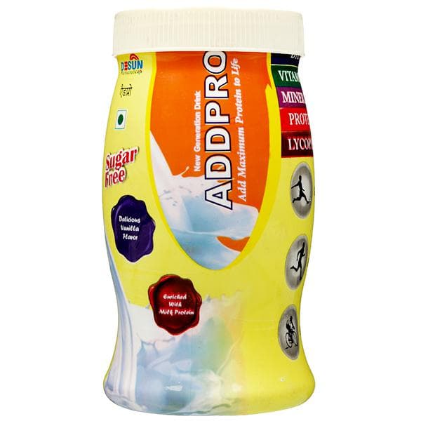 Addpro Vanilla Flavour Sugar Free Powder 200 g