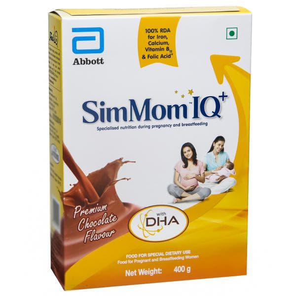 Sim Mom IQ+ Premium Chocolate Powder Refill 400 g