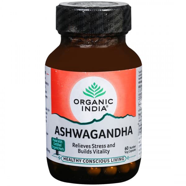 Organic India Ashwagandha Veg 60 Capsules