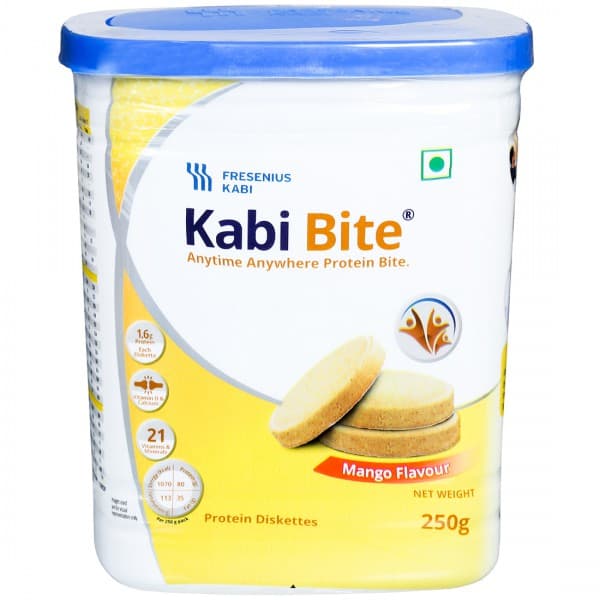 Kabi Bite Mango Flavour Diskettes 250 g