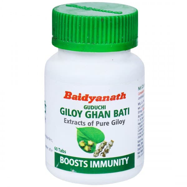 Baidyanath Guduchi Giloy Ghan Bati 60 Tablets