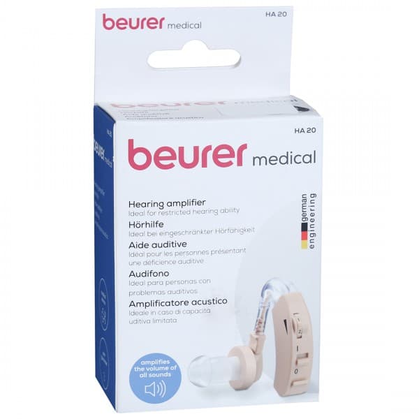 Beurer Medical HA 20 Hearing Aid 6.8 x 3.9 x 9.6 cm