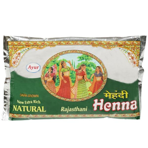 Ayur Natural Rajasthani Dark Brown Henna 100 g