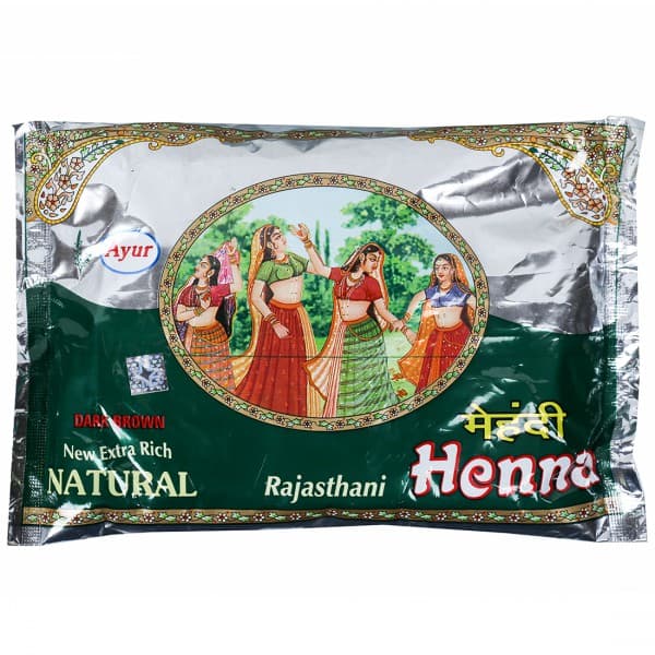 Ayur Natural Rajasthani Dark Brown Henna 200 g