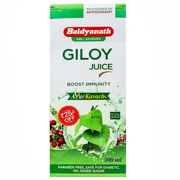 Baidyanath Nagpur Giloy Juice Ayur Kavach (Off Rs 25) 500 ml