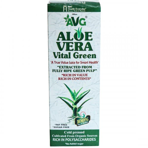 AVG Aloe Vera Vital Green Sugar Free Juice 1000 ml