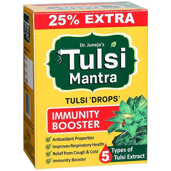 Dr.Juneja's Tulsi Mantra Tulsi Drops Immunity Booster (Free 25% Extra) 20 ml
