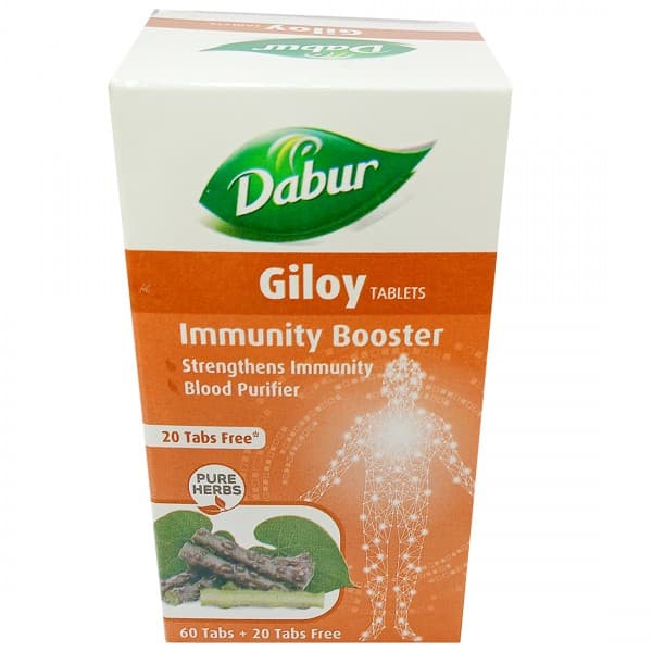 Dabur Giloy Immunity Booster (Free 20 Tablets) 60 Tablets