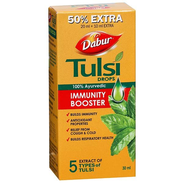 Dabur Tulsi Immunity Booster Drops (50% Extra) 20 ml