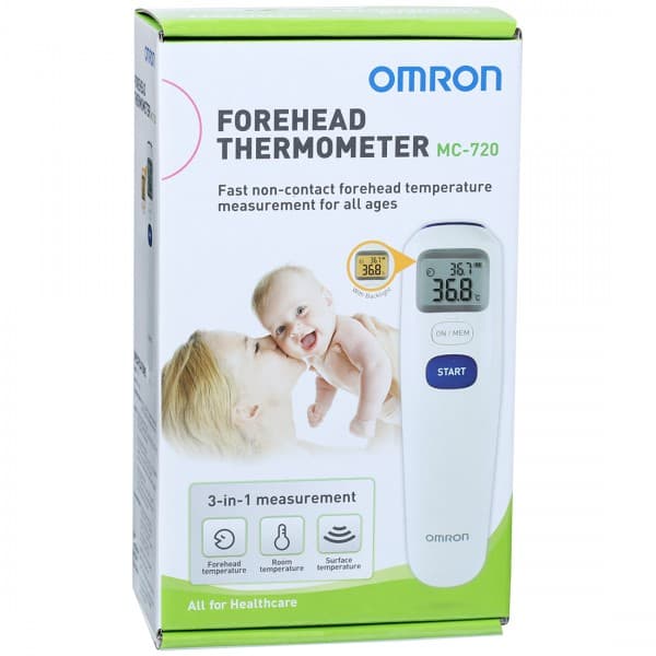 Omron Forehead Thermometer MC 720 45 x 155 x 39 mm