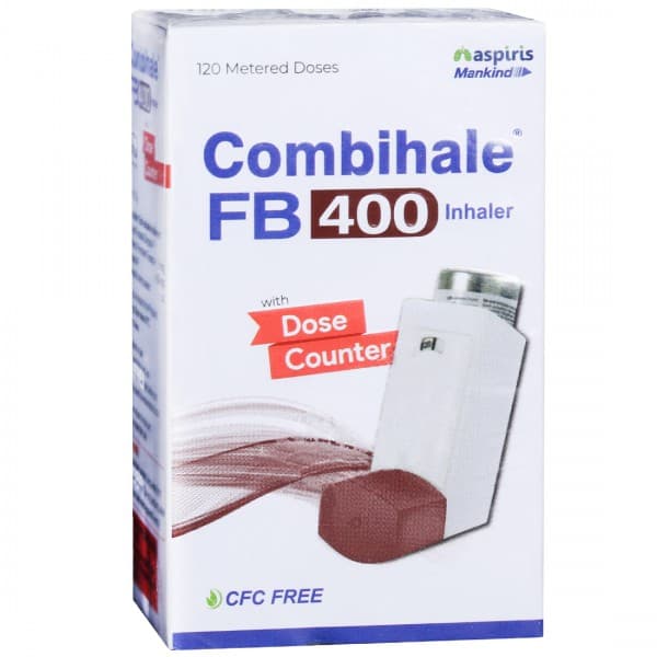 Combihale FB 400 mcg Inhaler 7.2 g (120 Metered Doses)