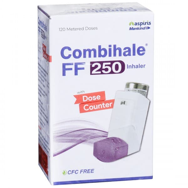 Combihale FF 250 mcg Inhaler 7.2 g (120 Metered Doses)