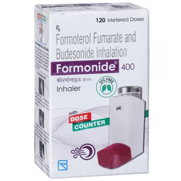 Formonide 400 mcg Inhaler 7.2 g (120 Metered Doses)
