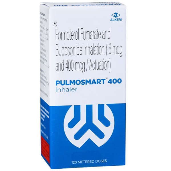 Pulmosmart 400 mcg Inhaler 7.2 g (120 Metered Doses)