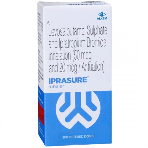 Iprasure (200 Metered Doses) Inhaler 12 g