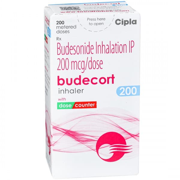 Budecort 200 mcg Inhaler 12 g (200 Metered Doses)