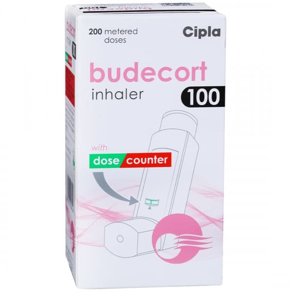 Budecort 100 mcg Inhaler 12 g (200 Metered Doses)
