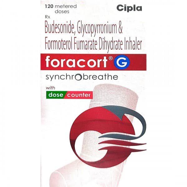 Foracort G Synchrobreathe Inhaler 7.2 g (120 Metered Doses)