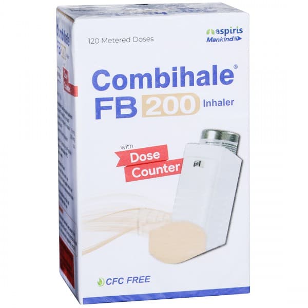 Combihale FB 200 mcg Inhaler 7.2 g (120 Metered Doses)