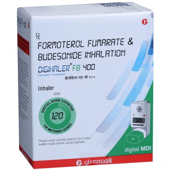 Digihaler FB 400 mcg Inhaler 7.2 g (120 Metered Doses)