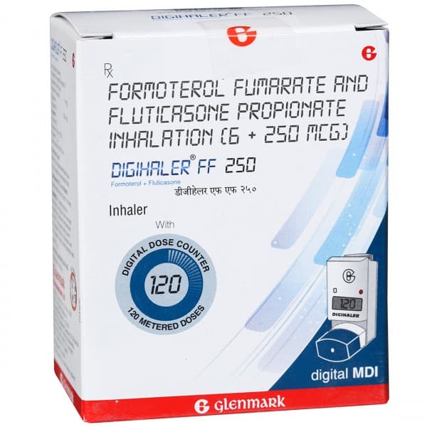 Digihaler FF 250 mcg Inhaler 7.2 g (120 Metered Doses)