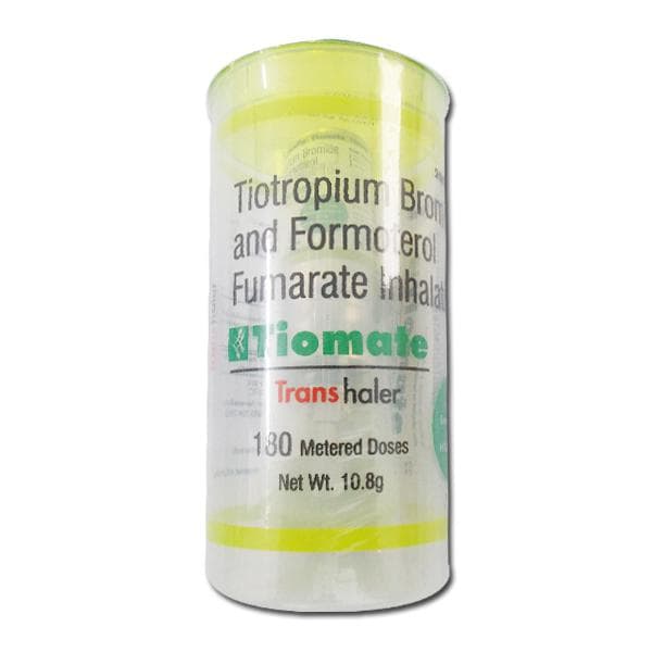 Tiomate Transhaler 11.7 g (180 Metered Doses)