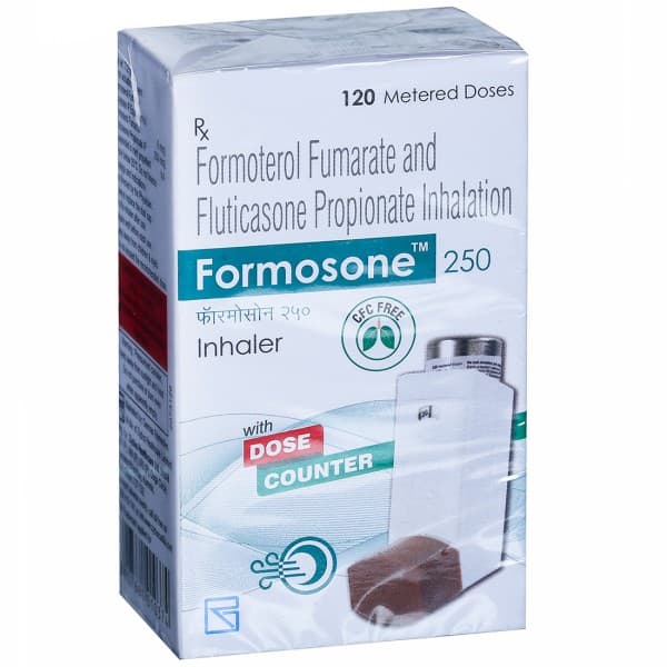 Formosone 250 mcg Inhaler 7.2 g (120 Metered Doses)