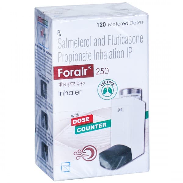 Forair 250 mcg Inhaler 7.2 g (120 Metered Doses)