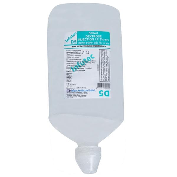 D 5 (Infutec) Injection 500 ml (Plb)