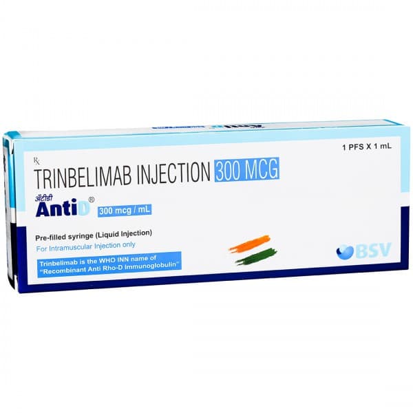 Anti D 300 mcg/ml Injection 1 ml (Pre Filled Syringe)
