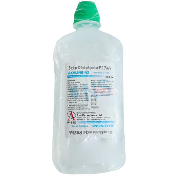 Axaline NS 0.9% W/V Injection 500 ml