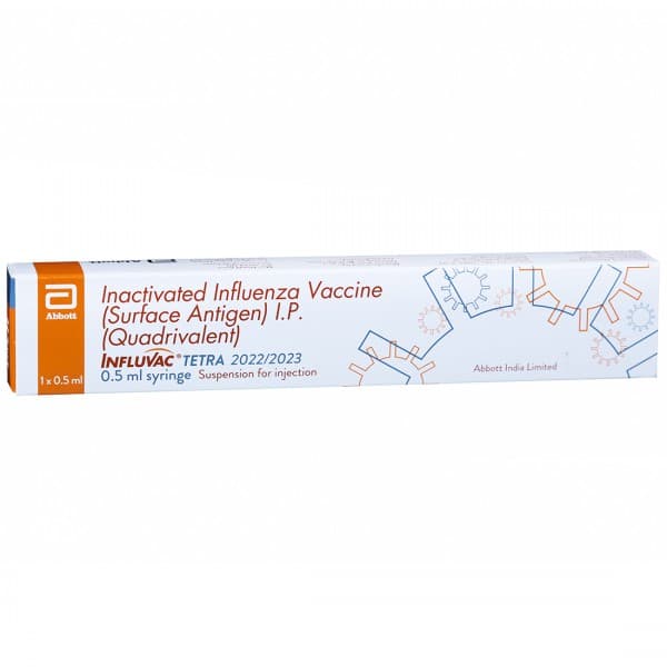 Influvac Tetra (Surface Antigen) 2022/2023 Vaccine 0.5 ml