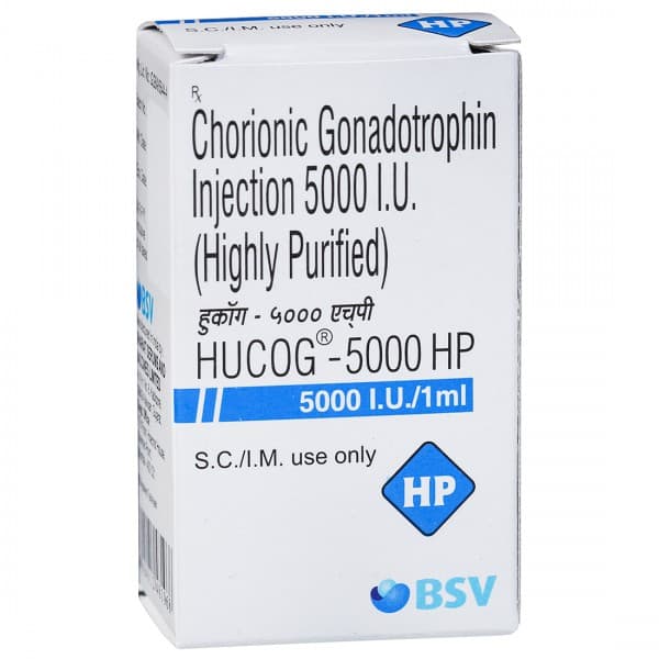 Hucog HP 5000 I.U./1 ml Injection